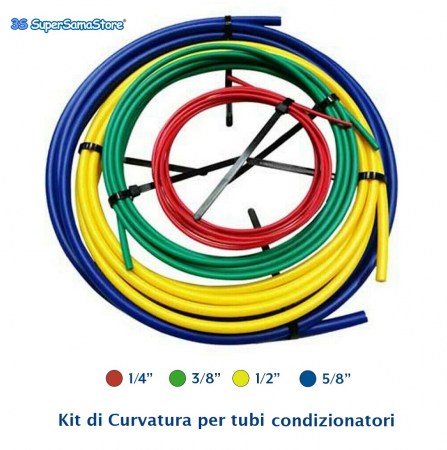 Kit di Curvatura Piegatubi per Condizionamento-Sonde da 1/4 a 5/8 per rame